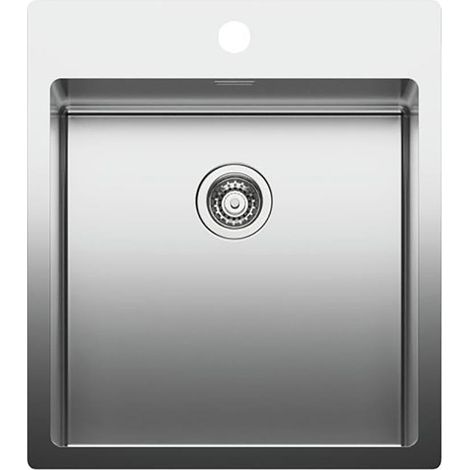 Naber Einbaubecken-Set Corno Basso PR3 mit Küchenarmatur Arco 1 Chrom Hochdruck (1/3)