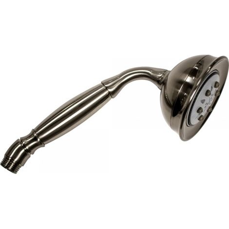 DOUCHETTE ROMAN CURVE RETRO 3 JETS ANTICALCAIRE METAL BROSSE - CRISTINA ONDYNA RM20377