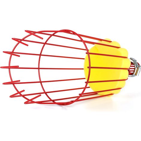 Panier à fruits en acier pour orangers, avec pince réglable pour poteaux de 1,18 pouce de diamètre (1/5)