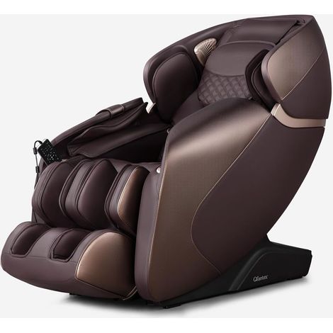 Sillón de masaje eléctrico reclinable 156 x 76 x 84-113 cm 12 modos personalizables diseño acogedor en piel sintética marrón 200021132