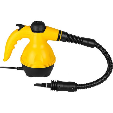 Sifree – Nettoyeur vapeur portable 1000W – Pression 3 bar – Capacité 350ml – 6 accessoires pour nettoyage en profondeur – Pour sols, meubles, voiture, salle de bain (1/5)
