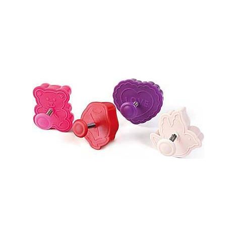 SILIKOMART TAGLIAPASTA TAGLIA PASTA MINI COOKIE CUTTER LOVE SET ACC 089