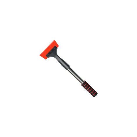 Grattoir à Glace pour Voitures, 38.5cm Grattoir à Neige avec Manche Antidérapant, Grattoirs à Neige Et à Glace Allongés pour Pare-Brise De Voiture Et Fenêtre dAccueil (Rouge)
