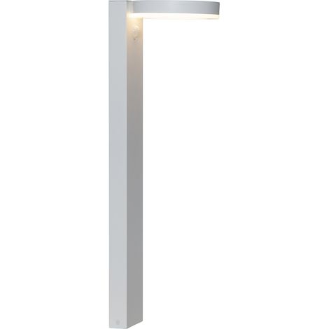 Star Trading Borne d'éclairage solaire Vidi, lampe de chemin, blanc, LED, capteur de crépuscule, capteur de mouvement, blanc chaud, extérieur, 60 cm