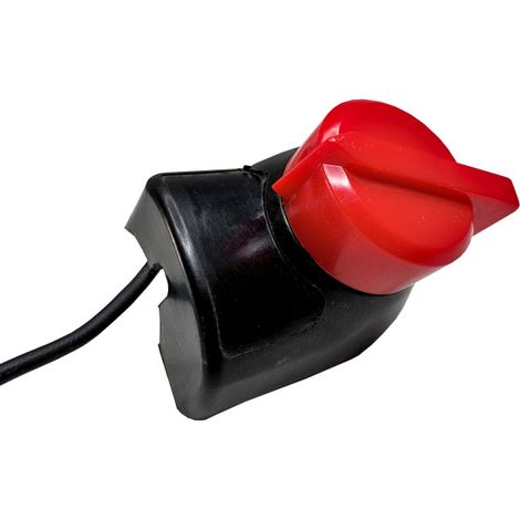 Ein-/Aus Drehschalter Mechanischer Regler mit Steckkontakt für Gartenfräse uvm. (1/4)
