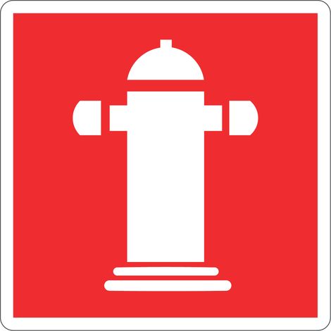 Panneau d’alarme incendie - Panneau de sécurité conforme à la norme ISO 7010 (F004) - Taille : 500500 mm - Matériau : Aluminium - Size: 250250mm - Material: Aluminum (1/2)