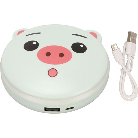 Hand Warmer - Chauffant Électrique Rechargeable 4000 Mah - Miroir Compact - Lampe de Nuit - Portable - 1 Pièce (1/5)