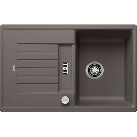 Blanco – Évier en silgranit 1 bac 780x500 mm avec commande excentrique – Conception réversible – Pour montage par le dessus – 527382 (1/2)