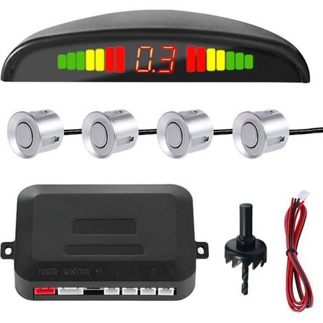 Capteur Recul Voiture 4 Arrière Capteur Système Radar Stationnement (1/5)