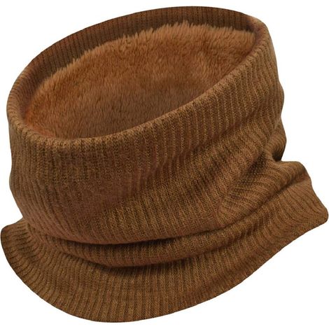 Cache-cou d'hiver unisexe, écharpe tricotée, écharpe tubulaire, tour de cou pour homme, femme, moto, cyclisme, masque tube, boucle d'écharpe (1/4)