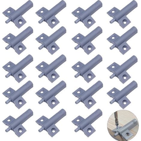 20 Türdämpfer für Schränke, Küchenschränke und Schubladen, für Schränke, Schubladen und Türen (1/5)