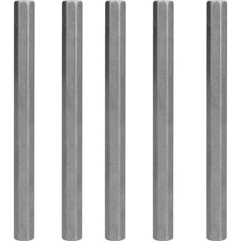 5 Stück lange Stangenmutter Sechskantkupplung gerade Stange Edelstahl Befestigungselemente für Gobilda Durchmesser 12 mm 4102‑0012‑0200 (1/5)