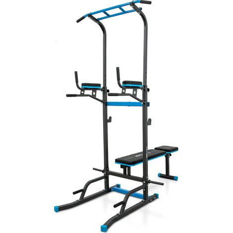 Station de musculation THUNDER GRIP chaise romaine banc de musculation Power Tower fitness à domicile (1/5)