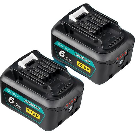 Batterie de remplacement, capacité 6000mAh, haute performance, Batterie 6Ah 2 PCS (1/2)