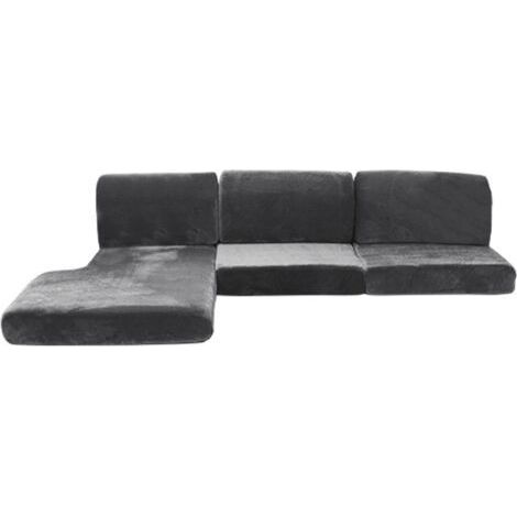 Housse de canap��, housse de protection pour canap�� de salon ou de chambre, grise, 150-190 cm