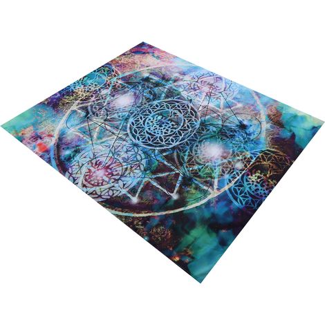 Wandbehang aus Polyester mit abstraktem geometrischem Muster, 200x150 cm, Innendekoration, künstlerische Wandverkleidung. (1/5)