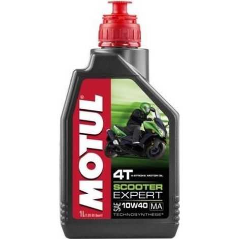 Huile Moteur 4T - 10W40 - Pour Scooter Et Maxi Scooter - 1 L