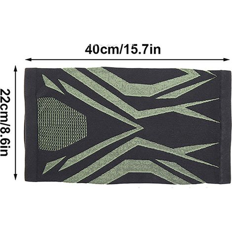 Cache-cou multifonction épais pour sports d'hiver - Écharpe polaire pour visage et cou - Protection vent ski et randonnée - Noir et gris (1/5)