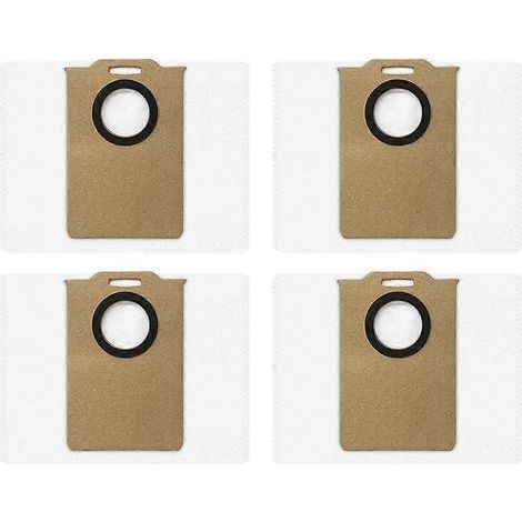 Sacs à poussière pour Redroad R11 aspirateur robot, 3.3L Non-Woven 4-Layer filtre accessoires Lot de 4 (1/4)