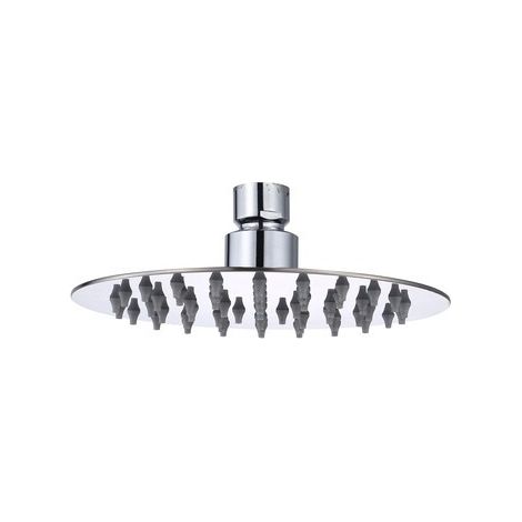 SOFFIONE DOCCIA INOX TONDO D 200 MM GROENLANDIA