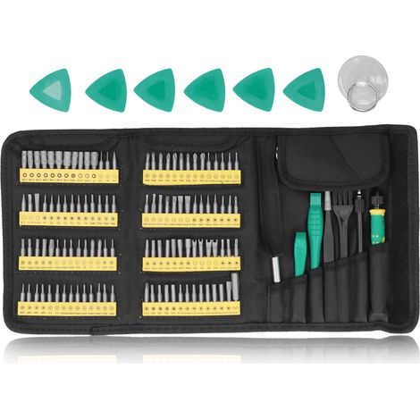 Kit de tournevis de précision pour réparation électronique : embouts pour ordinateur et téléphone portable, outil multifonction. (1/5)