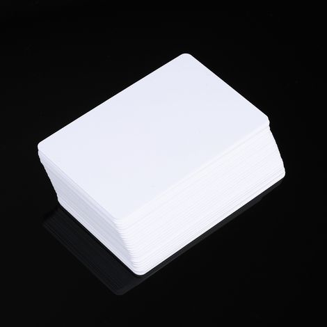 Lot de 25 cartes RFID 125 kHz, lisibles et réinscriptibles, blanches, pour le contrôle d'accès (1/4)