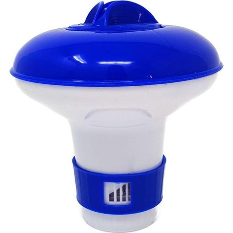 Doseur Flottant Chlore - 1 Unité - Plastique - Réglable - Pour Piscine - Compatible Comprimés 20g