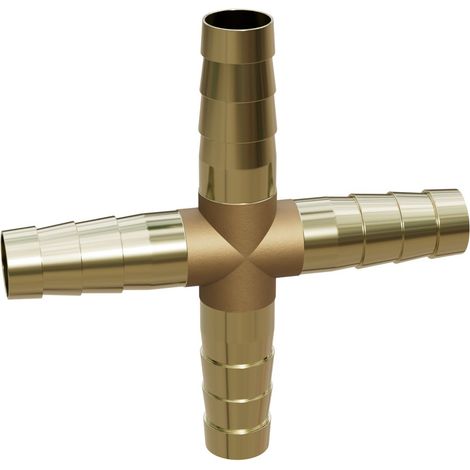 Mexen BRASS Messing Vierfach-Schlauchverbinder X 10 x 10 x 10 x 10 mm - W97432-10101010 (1/2)