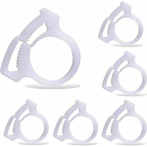 Ulisem6 pièces B15 pinces de fixation du tuyau de balayage de piscine, convient pour le nettoyeur de piscine Polaris 180 280 360 380 480