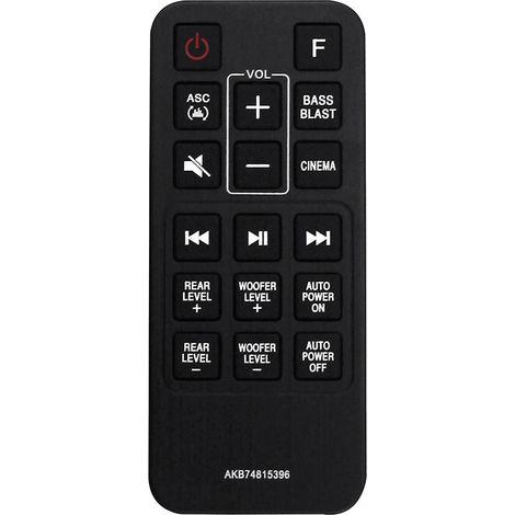 Télécommande de remplacement AKB74815396 pour barre de son LG SJ4R SJ4Y SJ4Y-S (1/5)