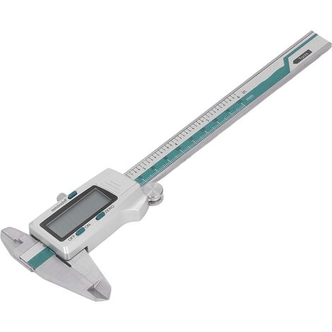 Pied à coulisse numérique 0 à 150 mm (0 à 6 pouces) haute précision, écran LCD, acier inoxydable, outil de mesure électronique (1/5)