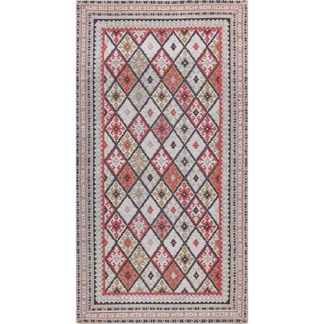 Teppich ANADAG Rot 80 x 150 cm Baumwolle