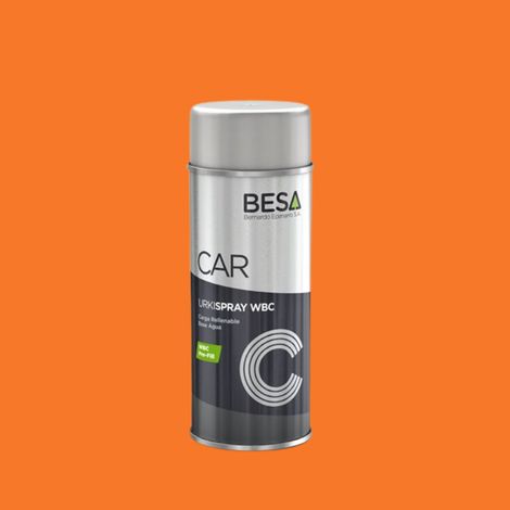 Bombe de peinture Orange Pastel RAL 2003 Satin