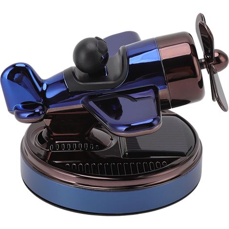 Diffuseur d'arôme solaire automatique pour voiture en forme d'hélicoptère - Décoration parfumée rotative (1/5)