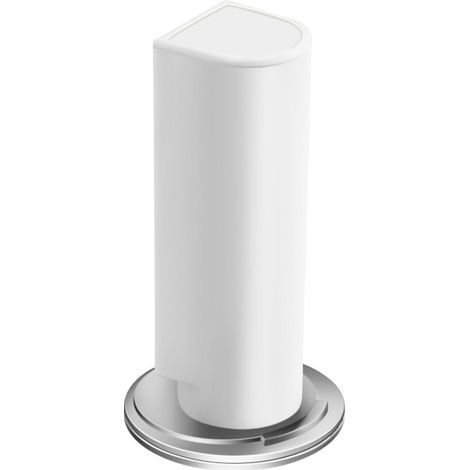 Magnetischer Türstopper, verstellbar, geräuschloser, freistehender Türstopper mit Sockel, Anti-Tritt-Design, geeignet für Türrahmen mit einer Breite von mehr als 16 mm - weiß.