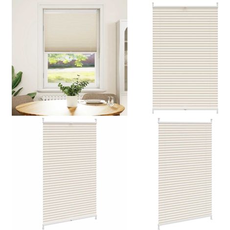 Plissee Faltrollo Rollo Plisseerollo 80x125cm Creme (1/5)