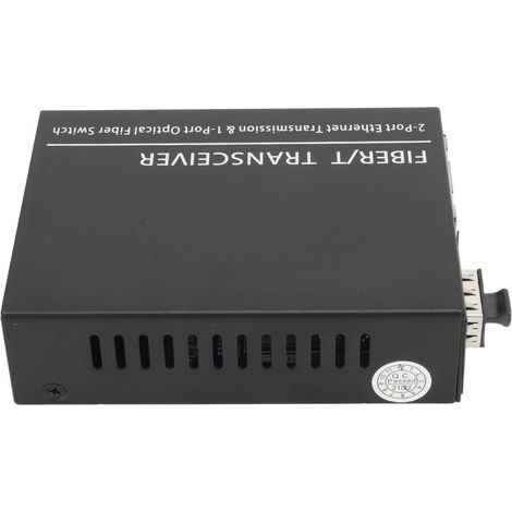 Convertisseur Optique SFP vers Ethernet 100M Multimode Alimentation Large Gamme 100‑240V (1/5)