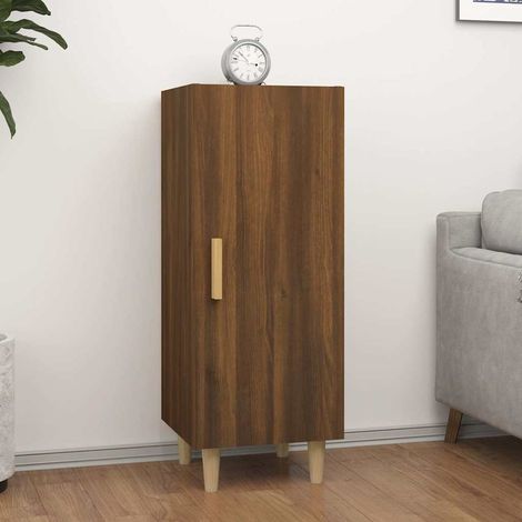 817404 vidaXL Sideboard Brown Oak 34,5x34x90 cm Engineered Wood (1/5)