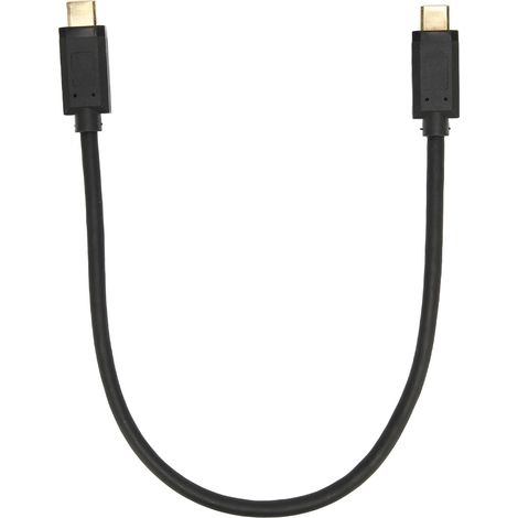 Câble USB-C Mâle vers Mâle 10Gbps, Charge Rapide USB 3.1 pour MacBook Pro et Huawei (1m) (1/5)