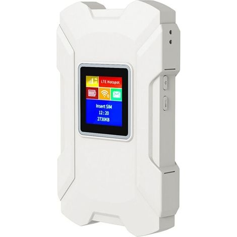 Routeur 4G LTE sans fil, modem portable, Wi-Fi, blanc (1/4)