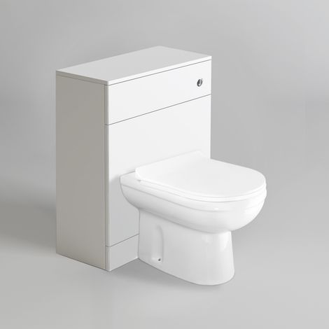 Telrone Back To Wall Rimless WC Toilet Unit + Soft Close Seat (1/5)