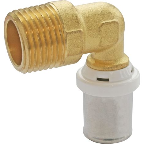SOMATHERM FOR YOU - Gomito piegatura del tubo multistrato Ø16 - M15 / 21 (1/2 '') Per collegare un tubo multistrato di diametro Ø16