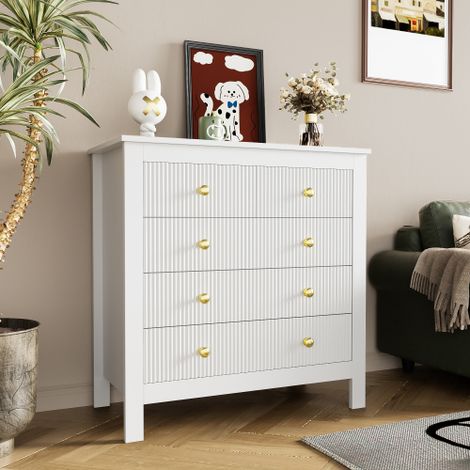 Credenza, cassettiera con ante speciali, maniglie dorate, credenza/scarpiera/tavolo da toeletta [VECCHIO CODICE ARTICOLO: WF325795WAA] (1/5)