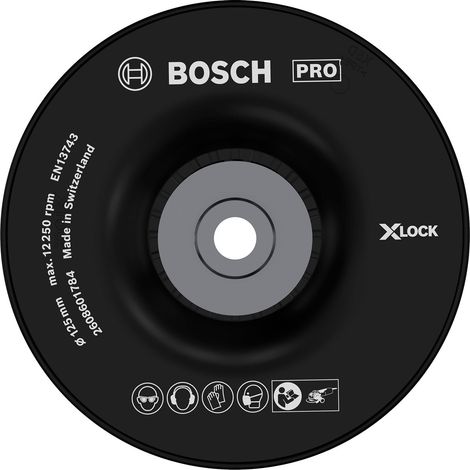Bosch PRO  Plato de  Apoyo duro  125 mm  M14 duro  - 2608601784