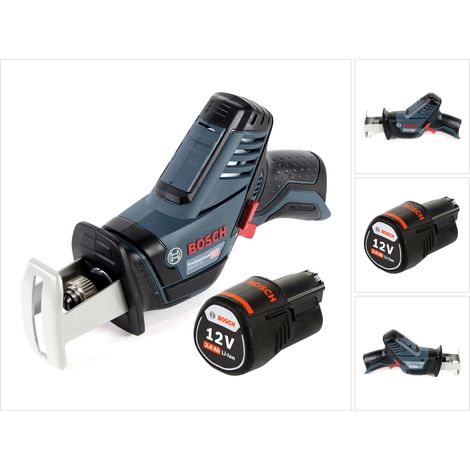 Bosch Professional – Scie sabre sans fil 12V avec 1 batterie 2,0Ah – Profondeur de coupe 65mm – Mécanisme SDS pour changement rapide de lame - 12V-14