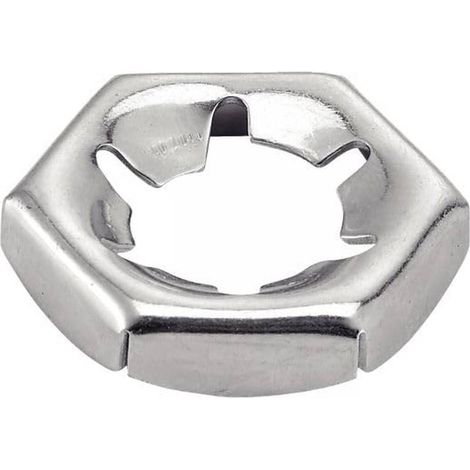 100 Ecrous PAL Autofreinés Hexagonaux M12 mm - DIN 7967 - NFE27-460 - Inox A2 - D-Work