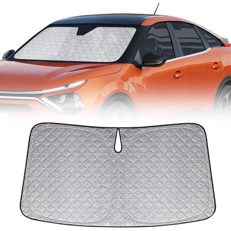 Pare-Soleil pour Pare-Brise Remplacement pour Citroen C4 2020-2026, Pliable Pare-Soleil pour Pare-Brise de Voiture, Bloque 99% des Rayons UV et Maintient Votre Véhicule au Frais,- (1/5)