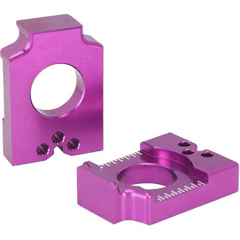 Bloc de réglage de chaîne arrière pour Surron Ultra Bee, bloc de réglage de chaîne violet (1/5)