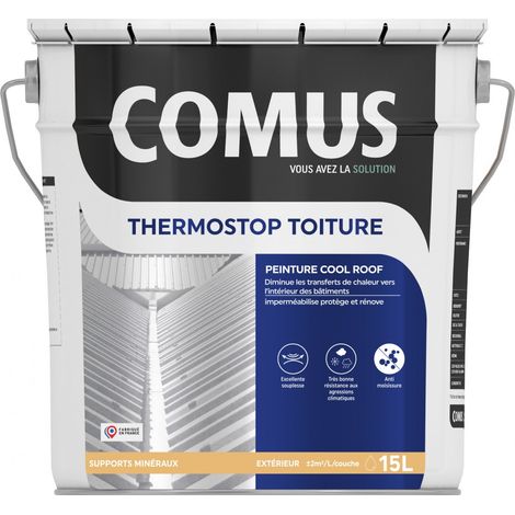 THERMOSTOP TOITURE 15L Peinture régulatrice de chaleur des toitures - COMUS (1/3)