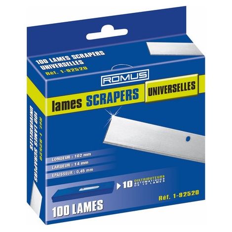 Lames Scraper Universelles 10cm Performance Et Durabilité - Romus